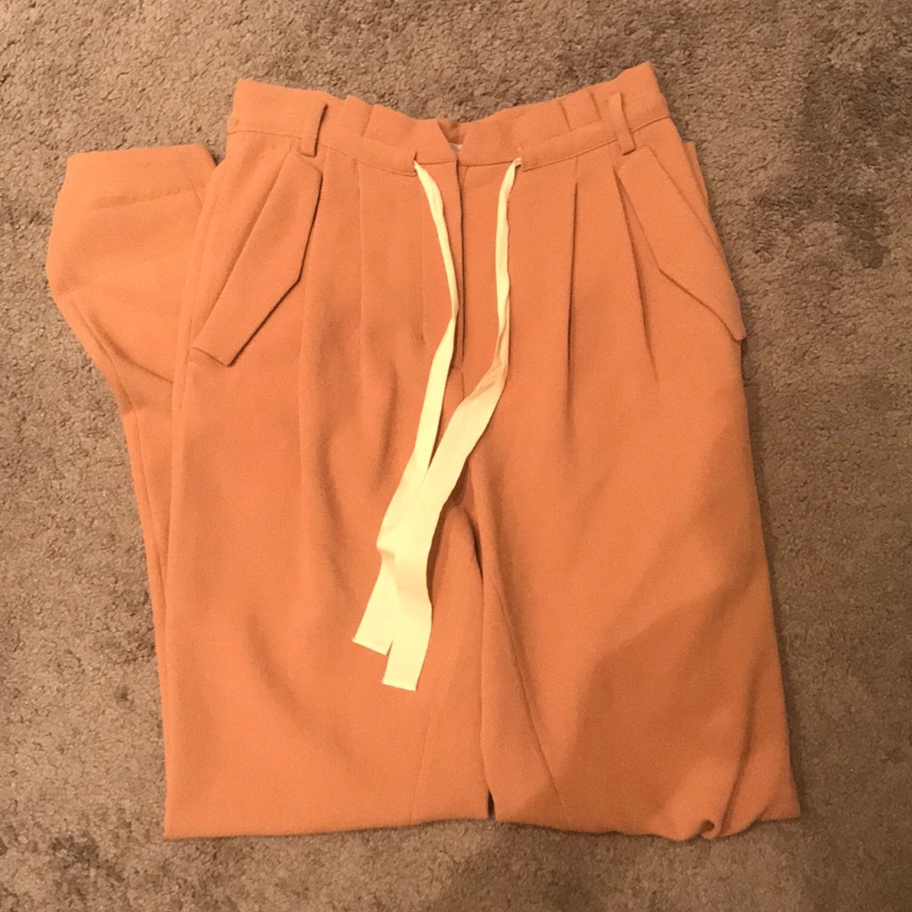 le fou Wilfred pants salmon 2